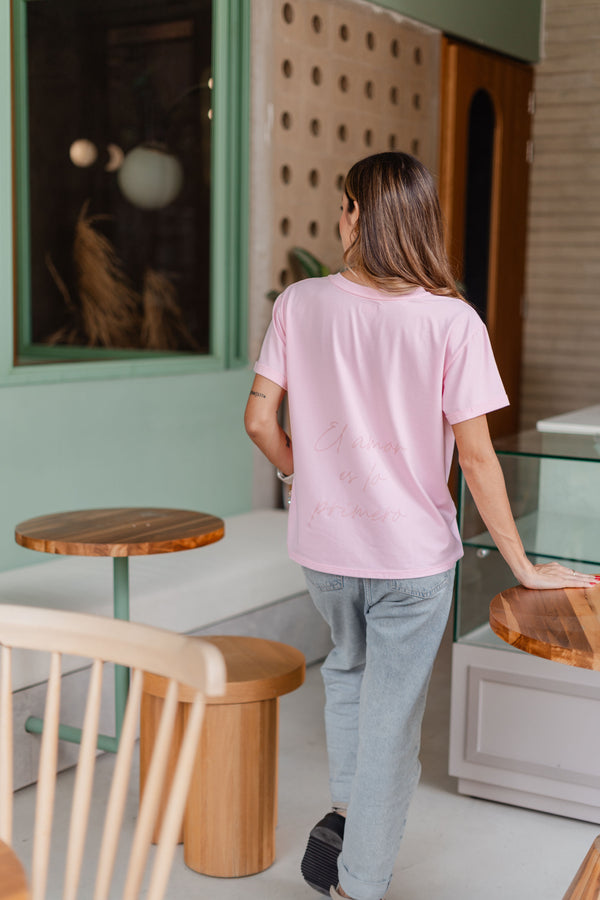 Camiseta El Amor Es Lo Primero