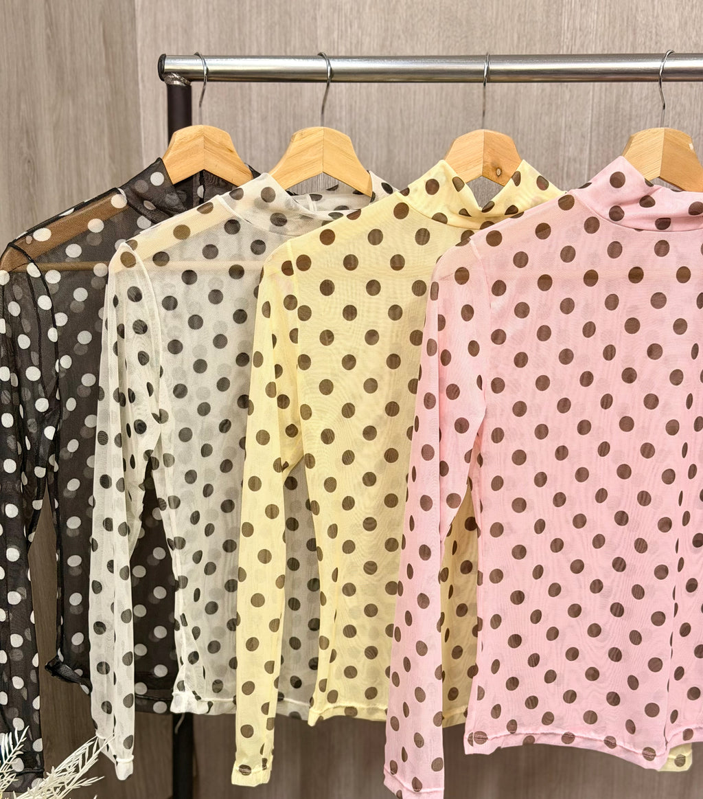 Mesh Polka Dots