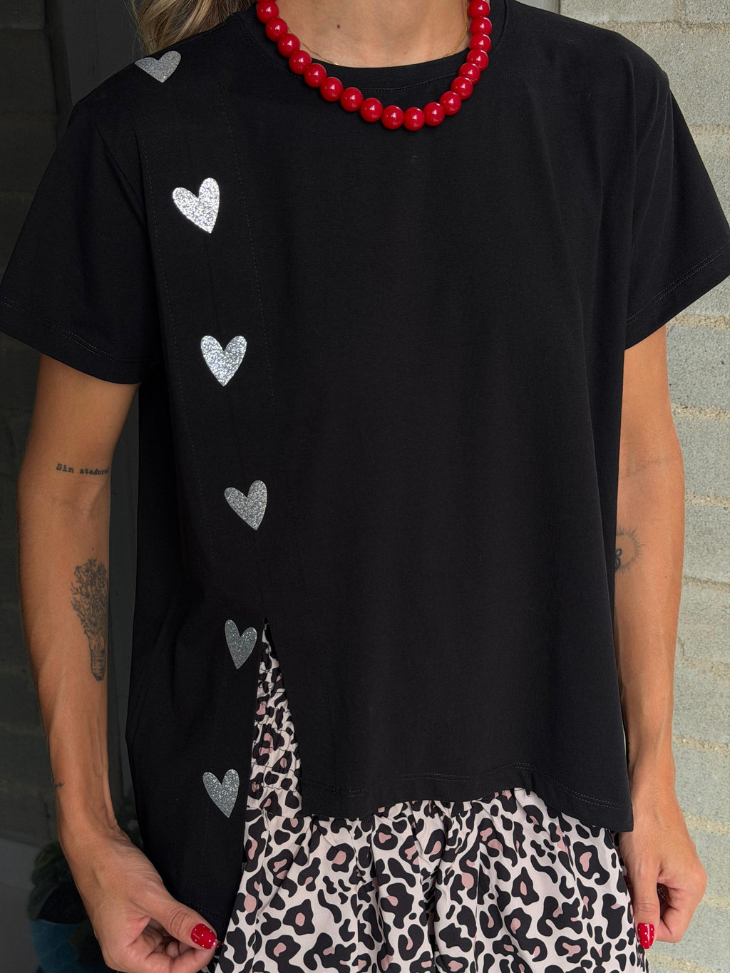Camiseta Abertura Corazón