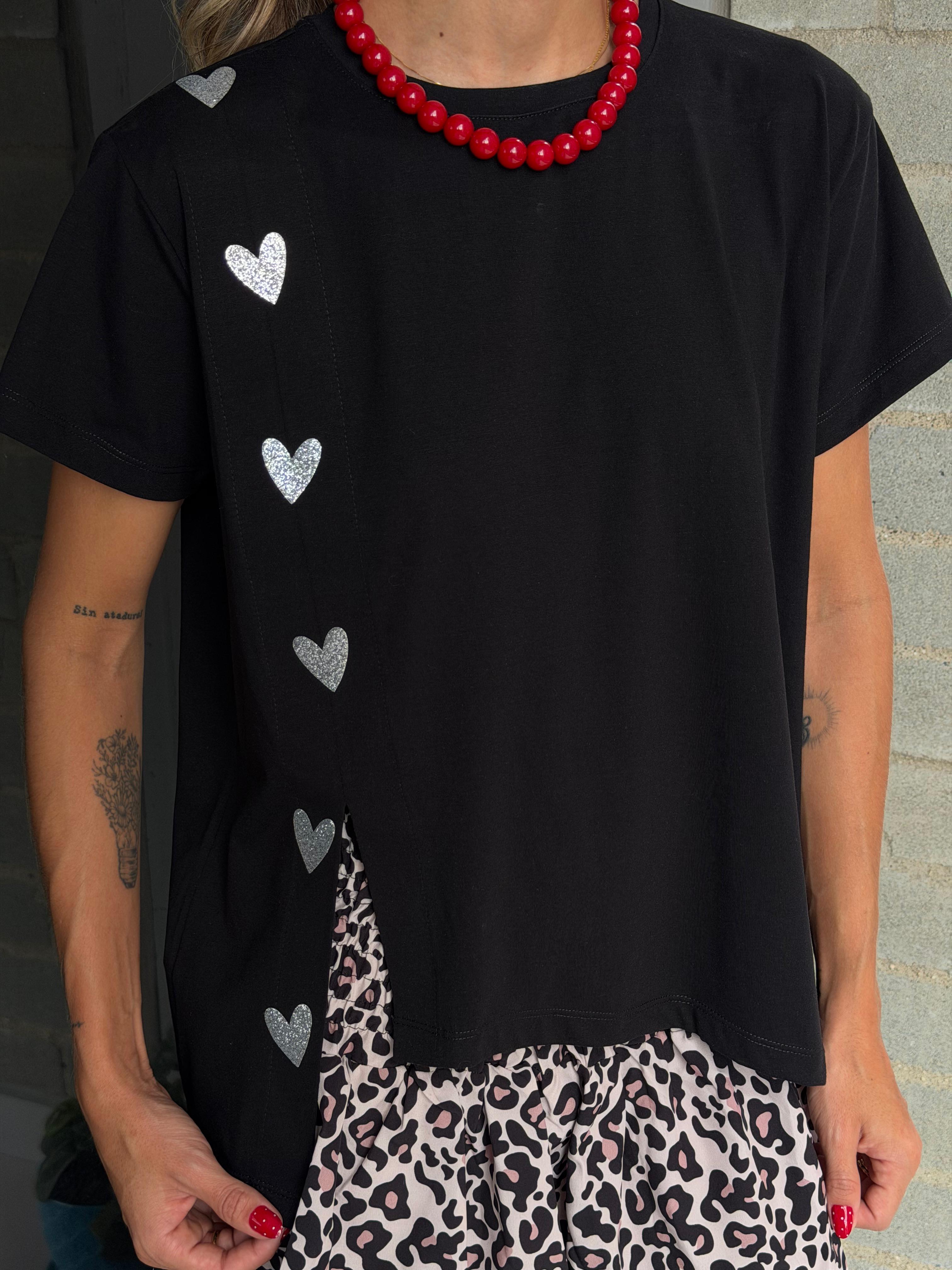 Camiseta Abertura Corazón