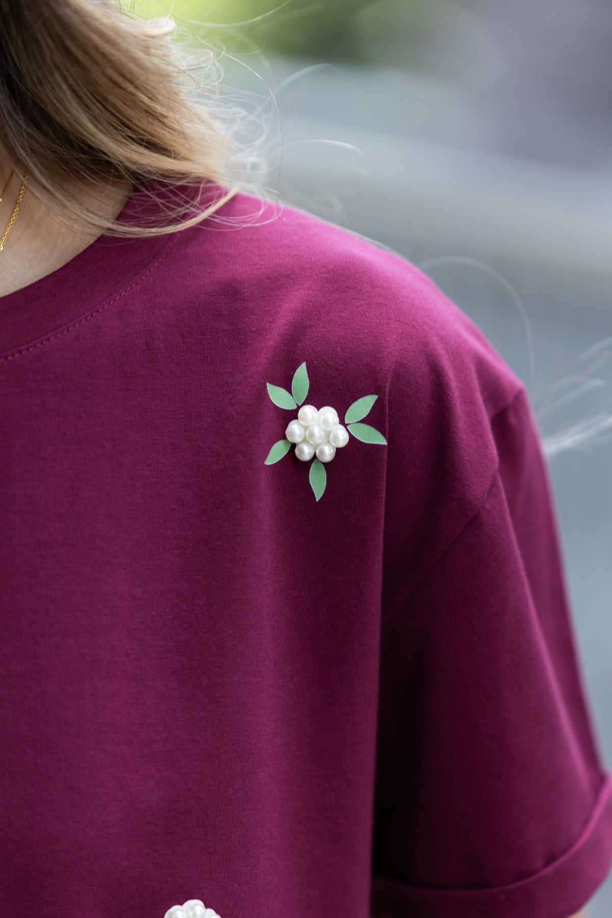 Camiseta Florecita Perlita