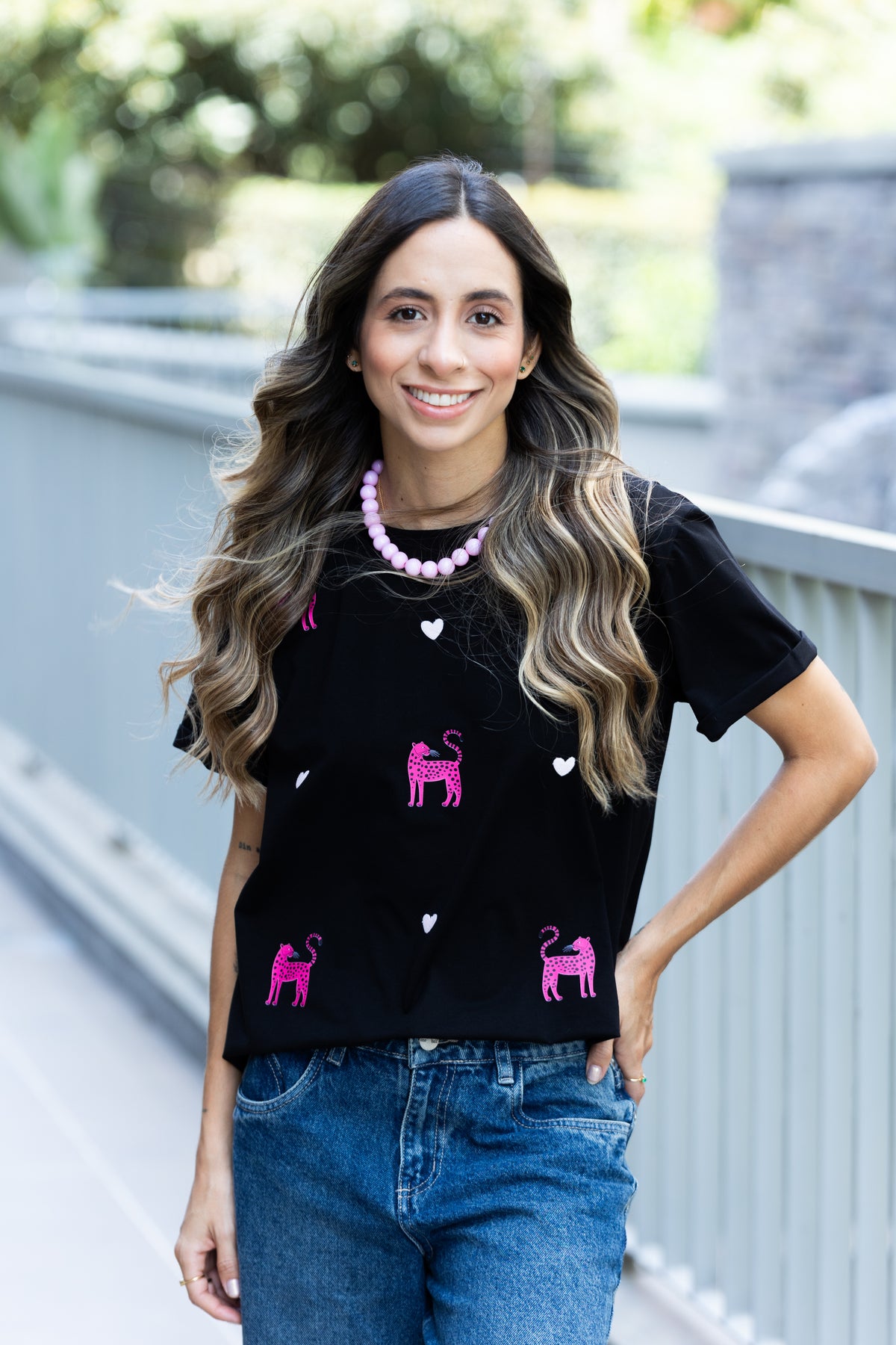 Camiseta Safari Rosado