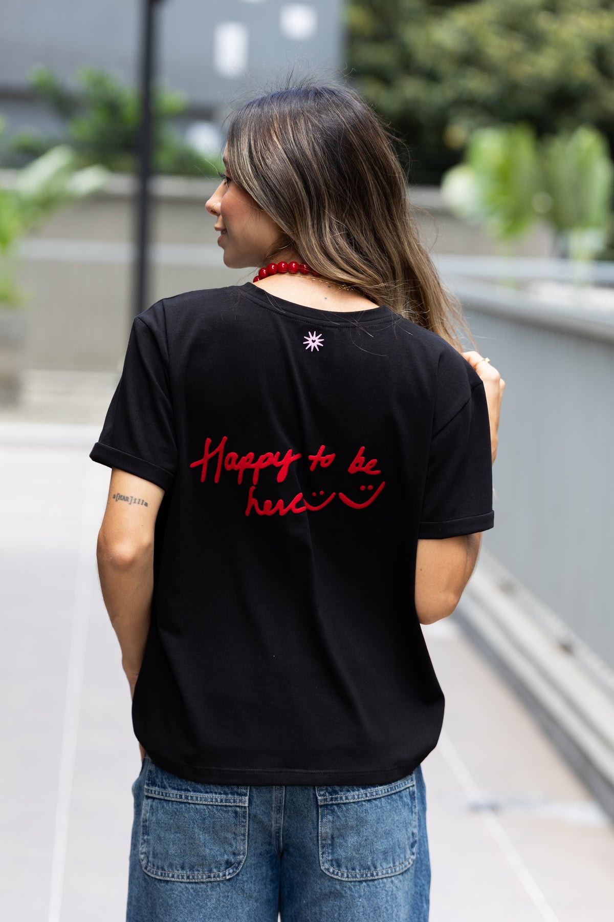 Camiseta feliz
