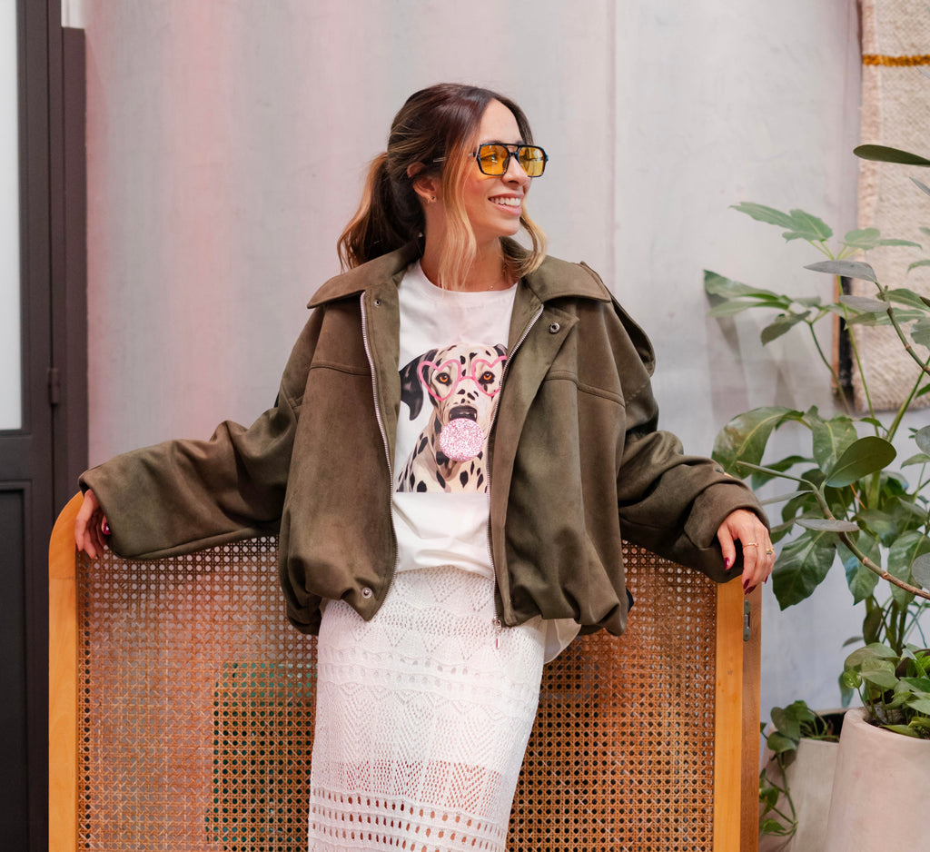 Chaqueta Amber con Cierre para Mujer