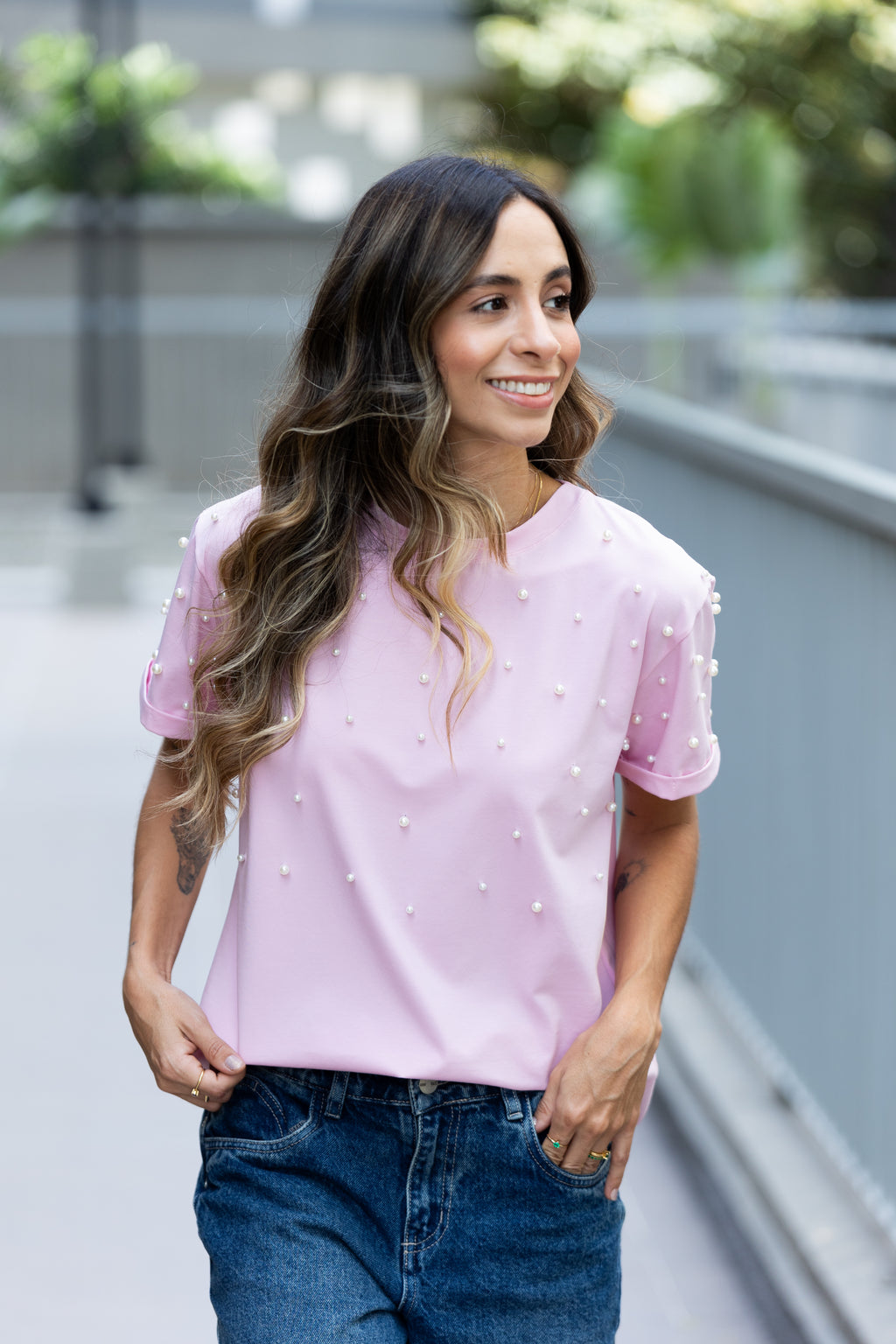 Camiseta Perlas
