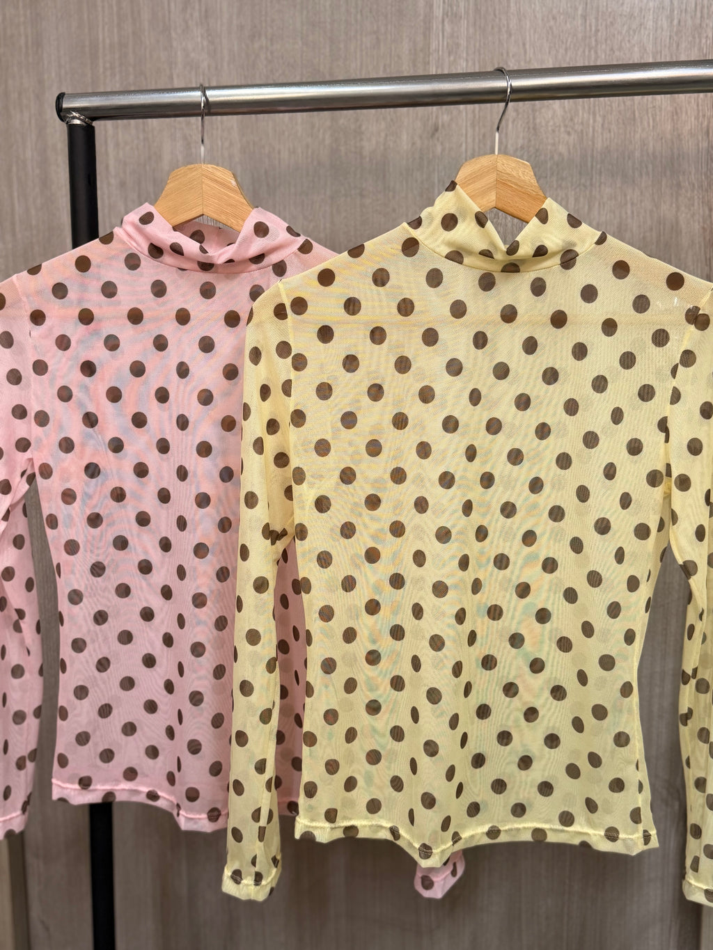 Mesh Polka Dots