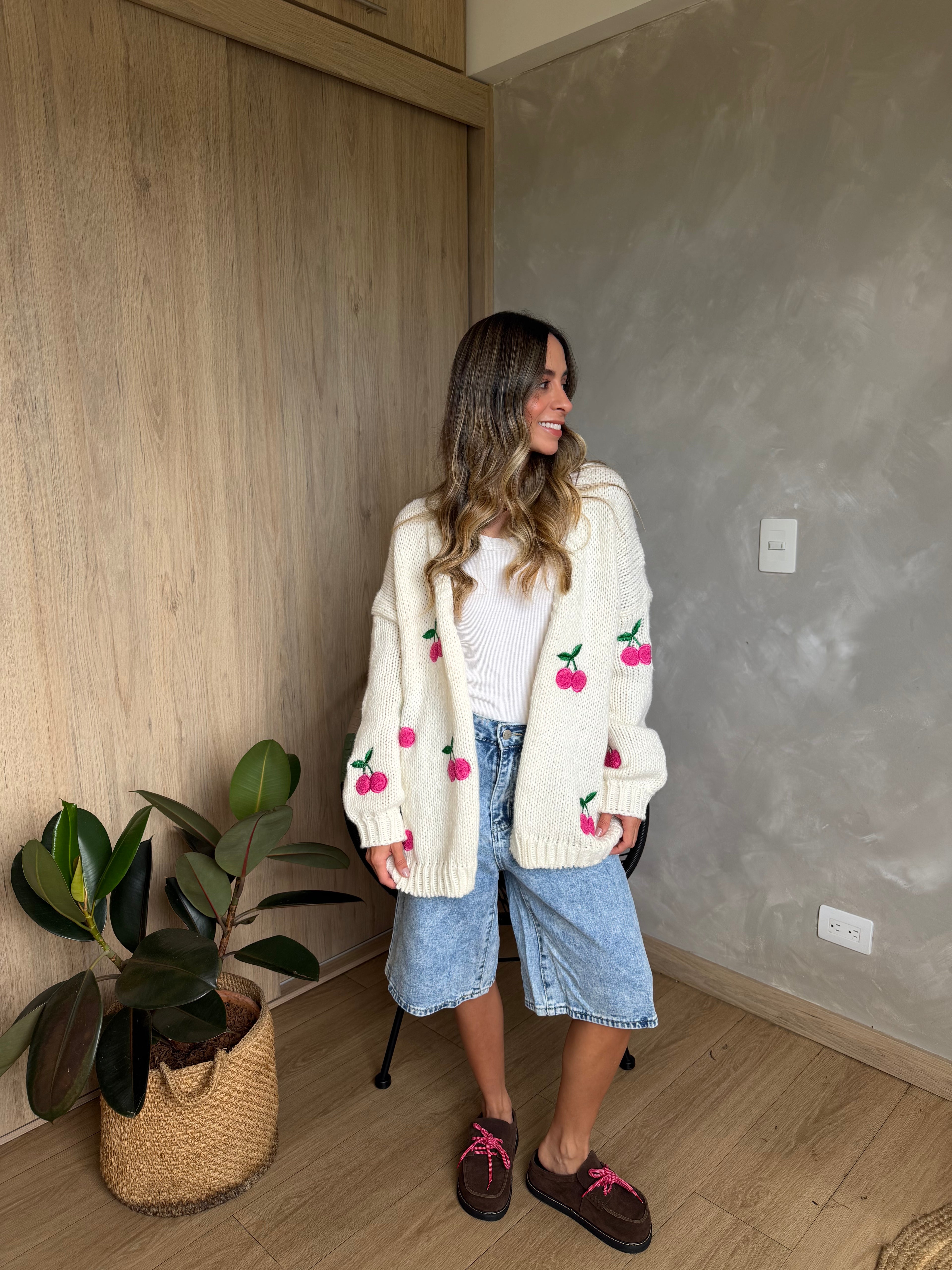 Cardigan Cerezas