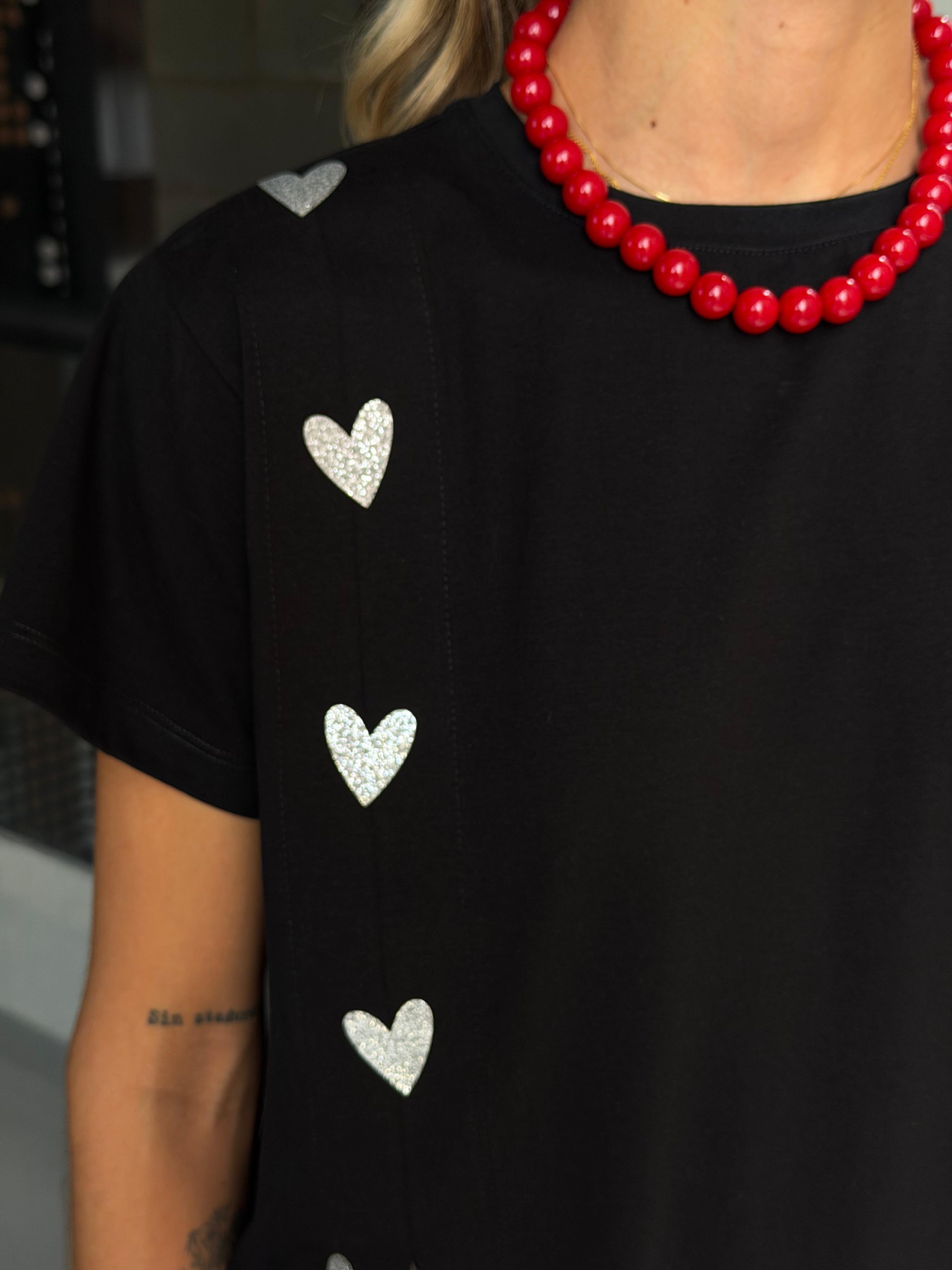 Camiseta Abertura Corazón