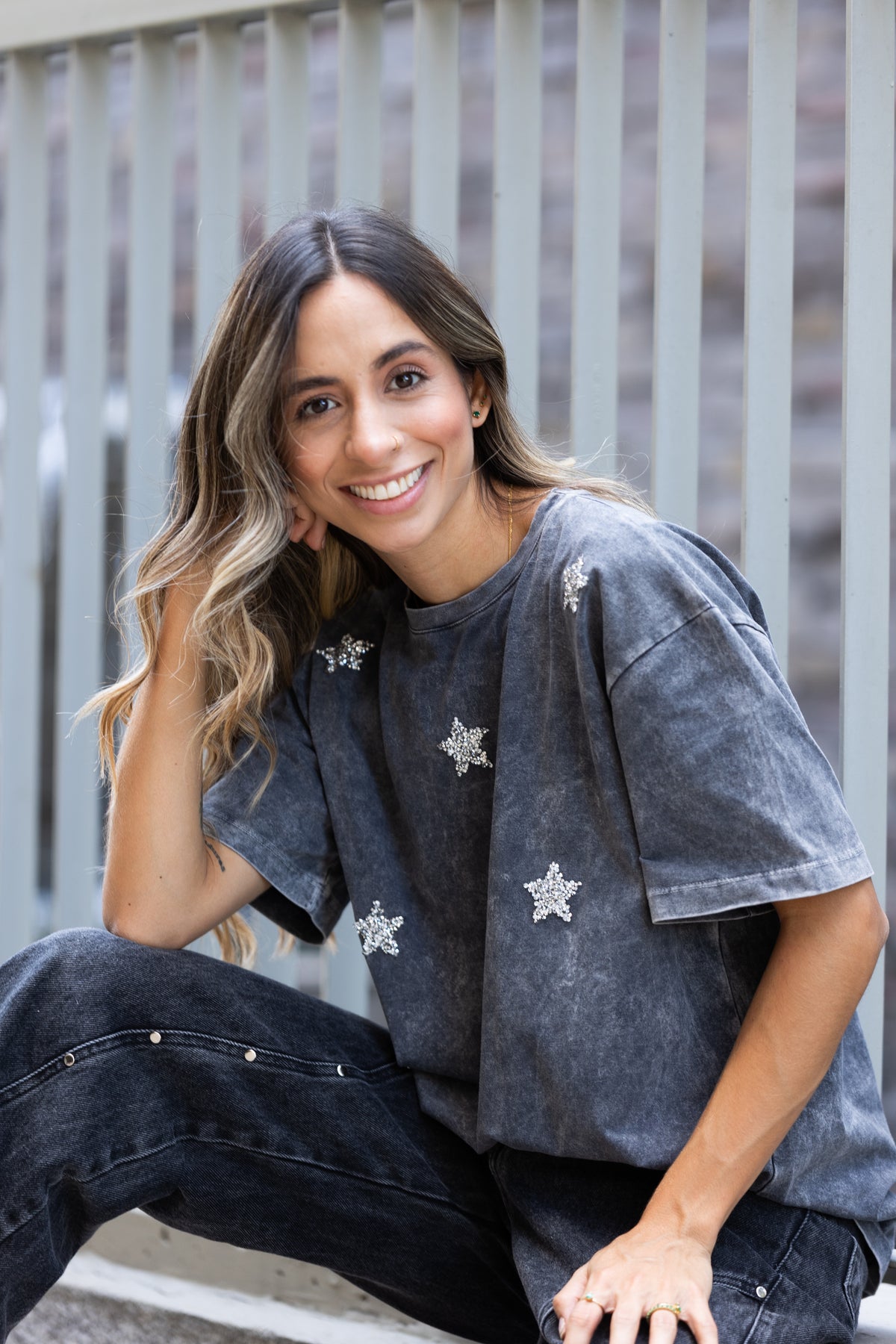 Camiseta Lía estrellas