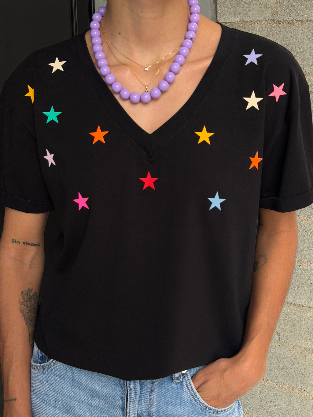 Camiseta Estrellas De Colores
