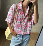 Camisa Verano Rosa