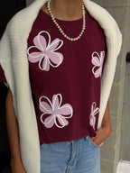 Camiseta flor de jamaica