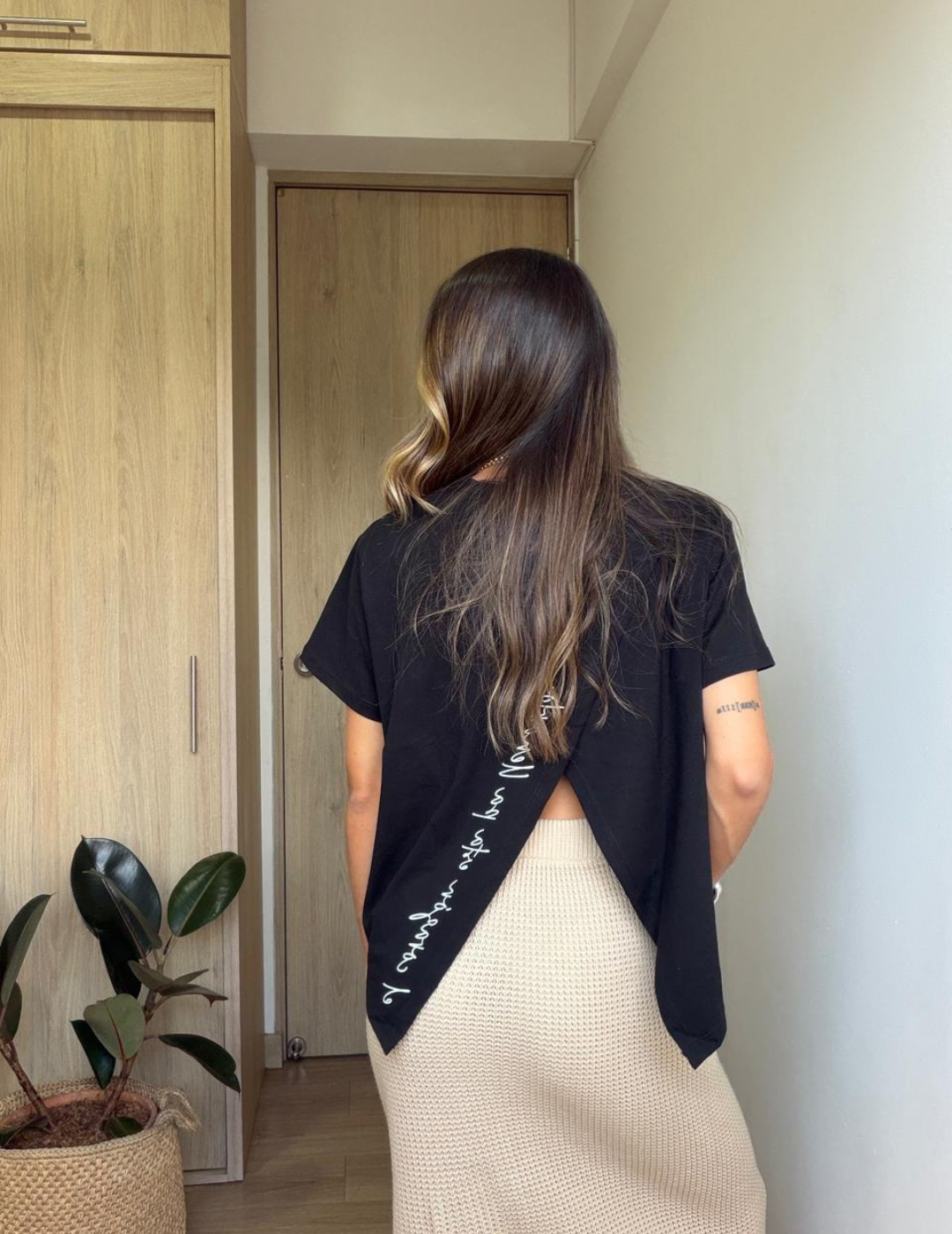 Camiseta Abertura Perlas