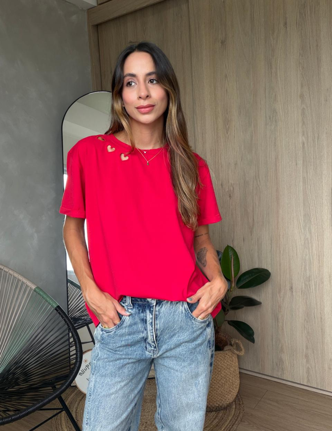Camiseta Básica Carazon