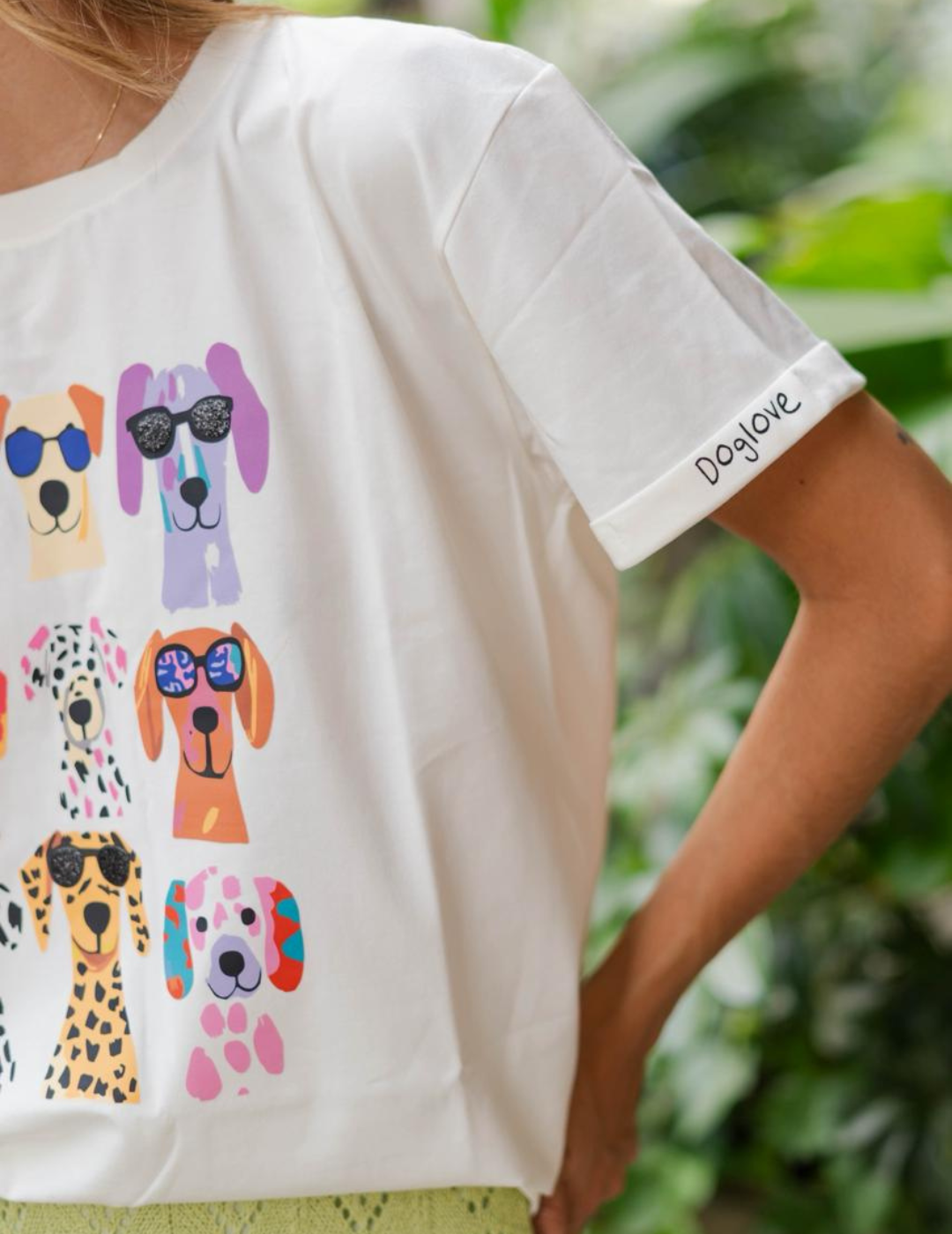 Camiseta Mujer Estampado Perros Dog Lover