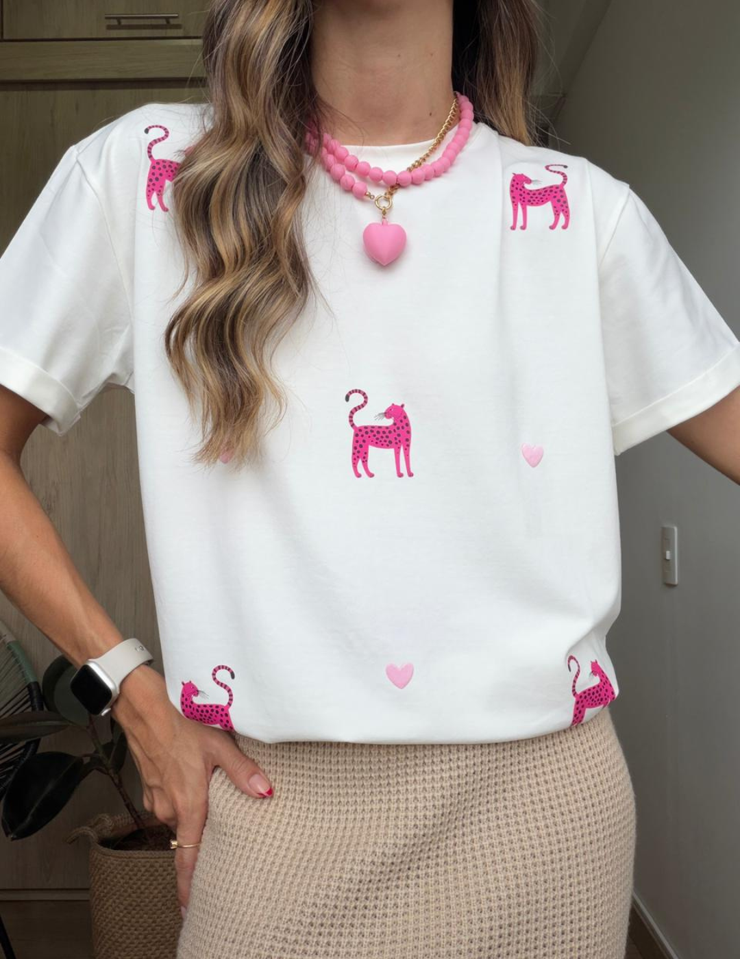 Camiseta Safari Rosado