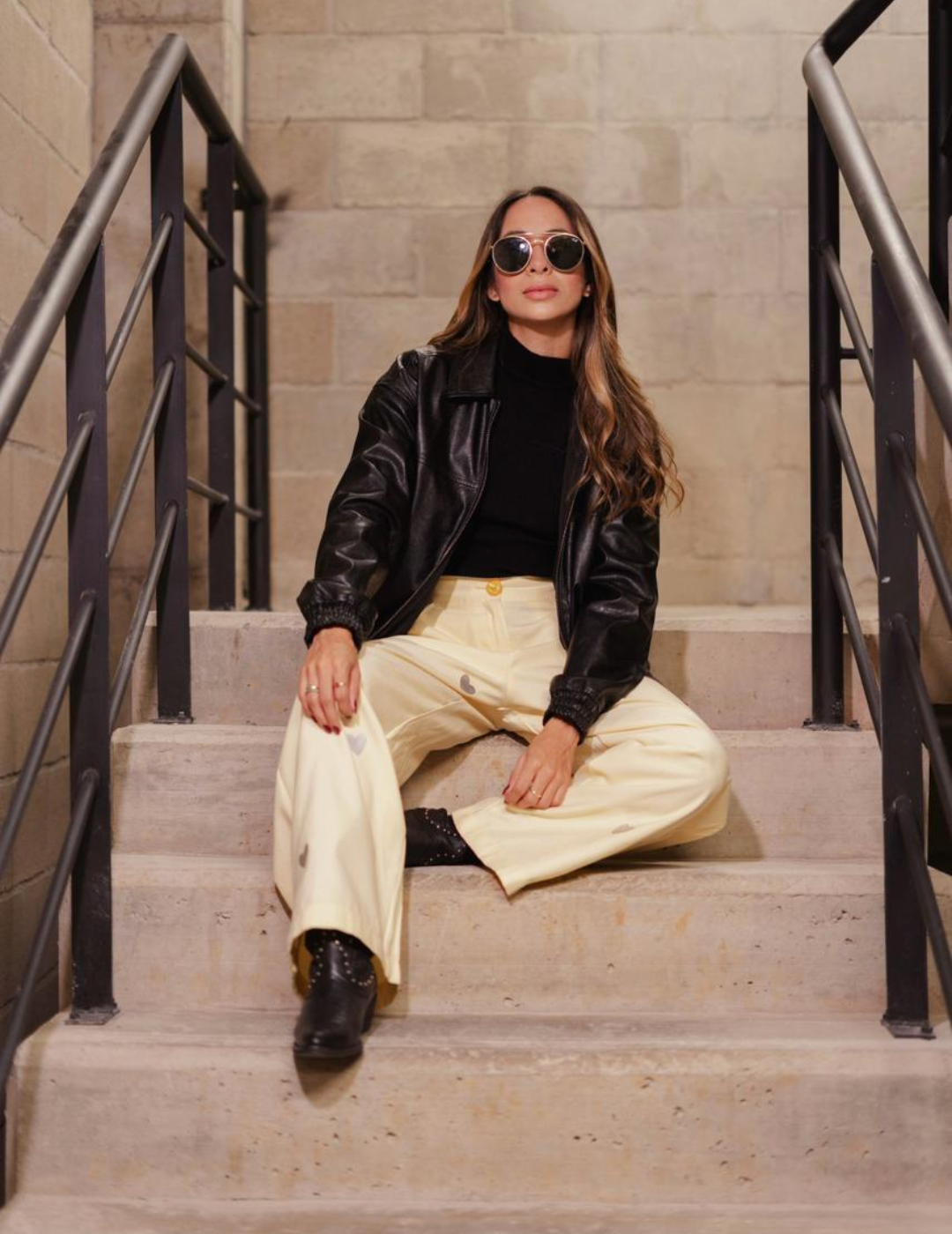 Conjunto Mujer con Corazones Pantalón y Chaleco