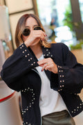 Chaqueta corazón taches