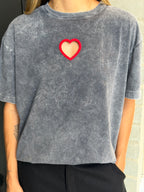 Camiseta lía corazón rojo