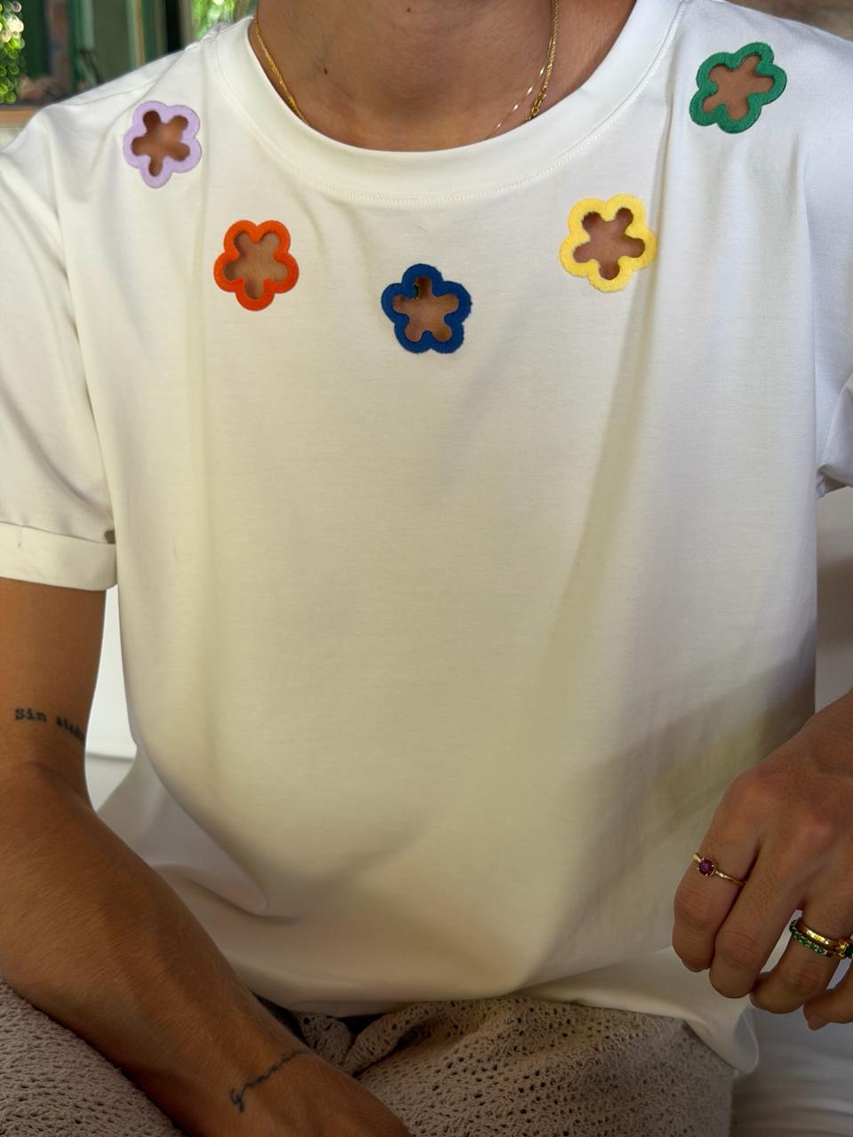 Camiseta Jardines de colores