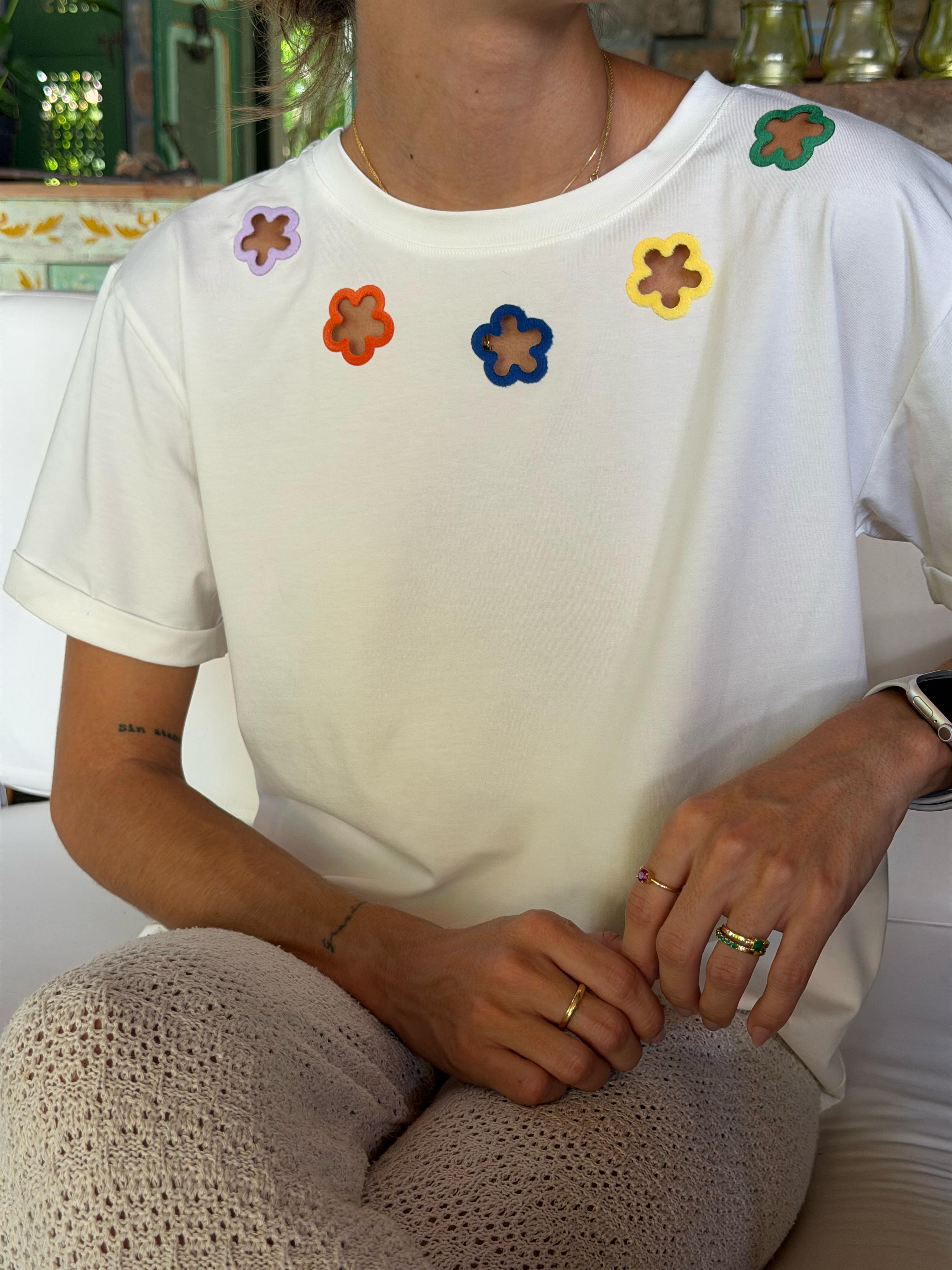 Camiseta Jardines de colores