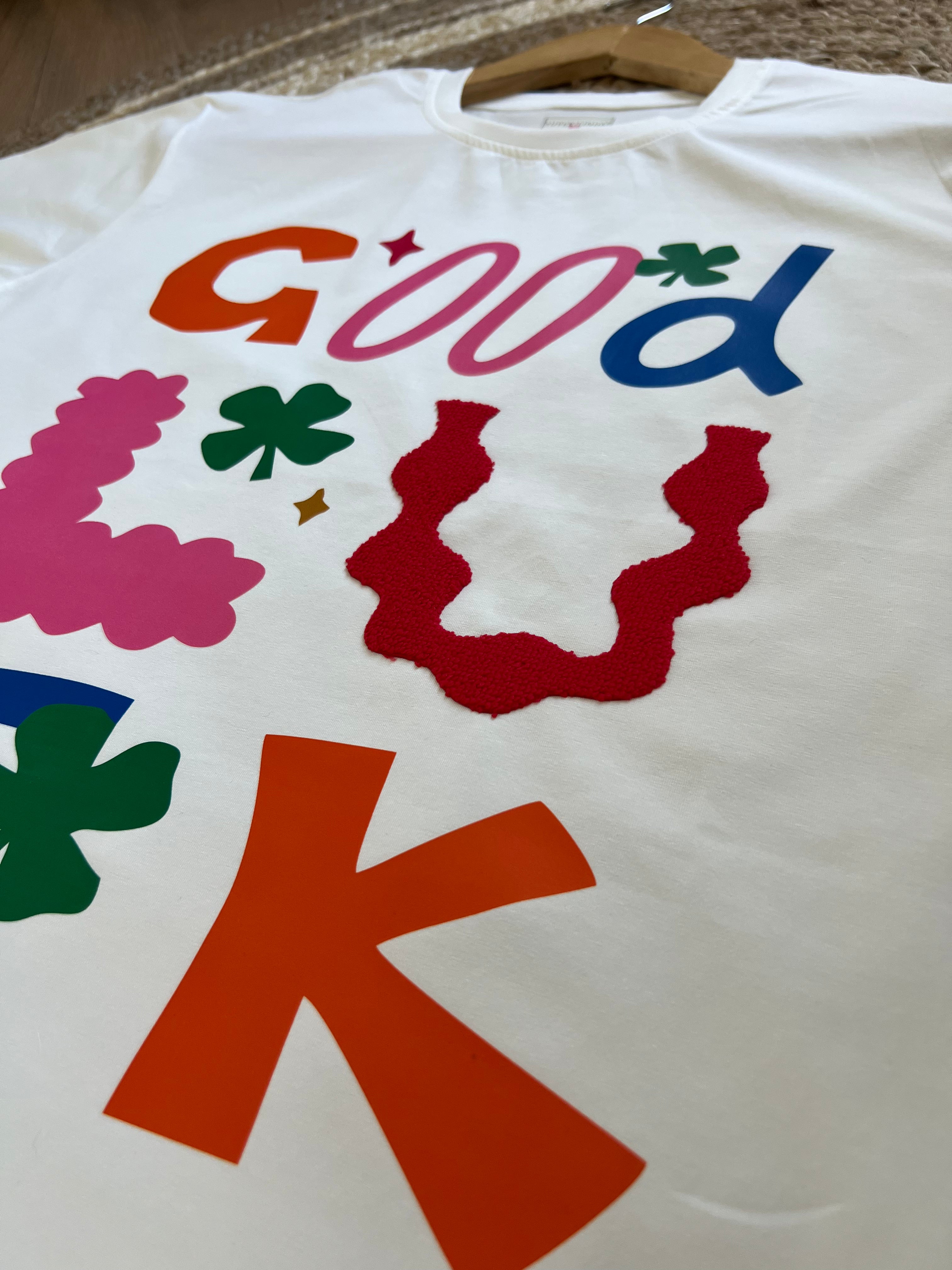 Camiseta Good Luck Oversized