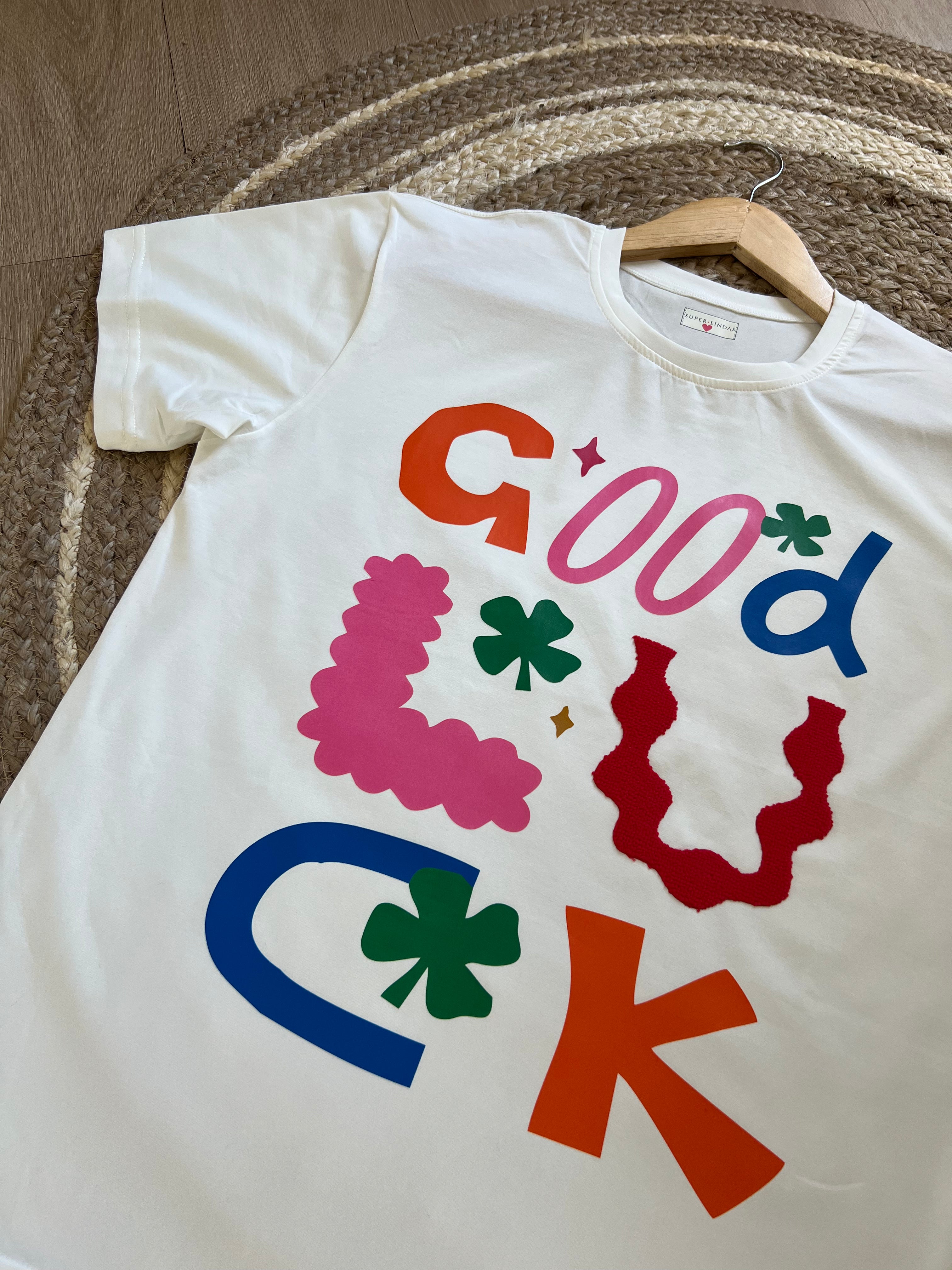 Camiseta Good Luck Oversized