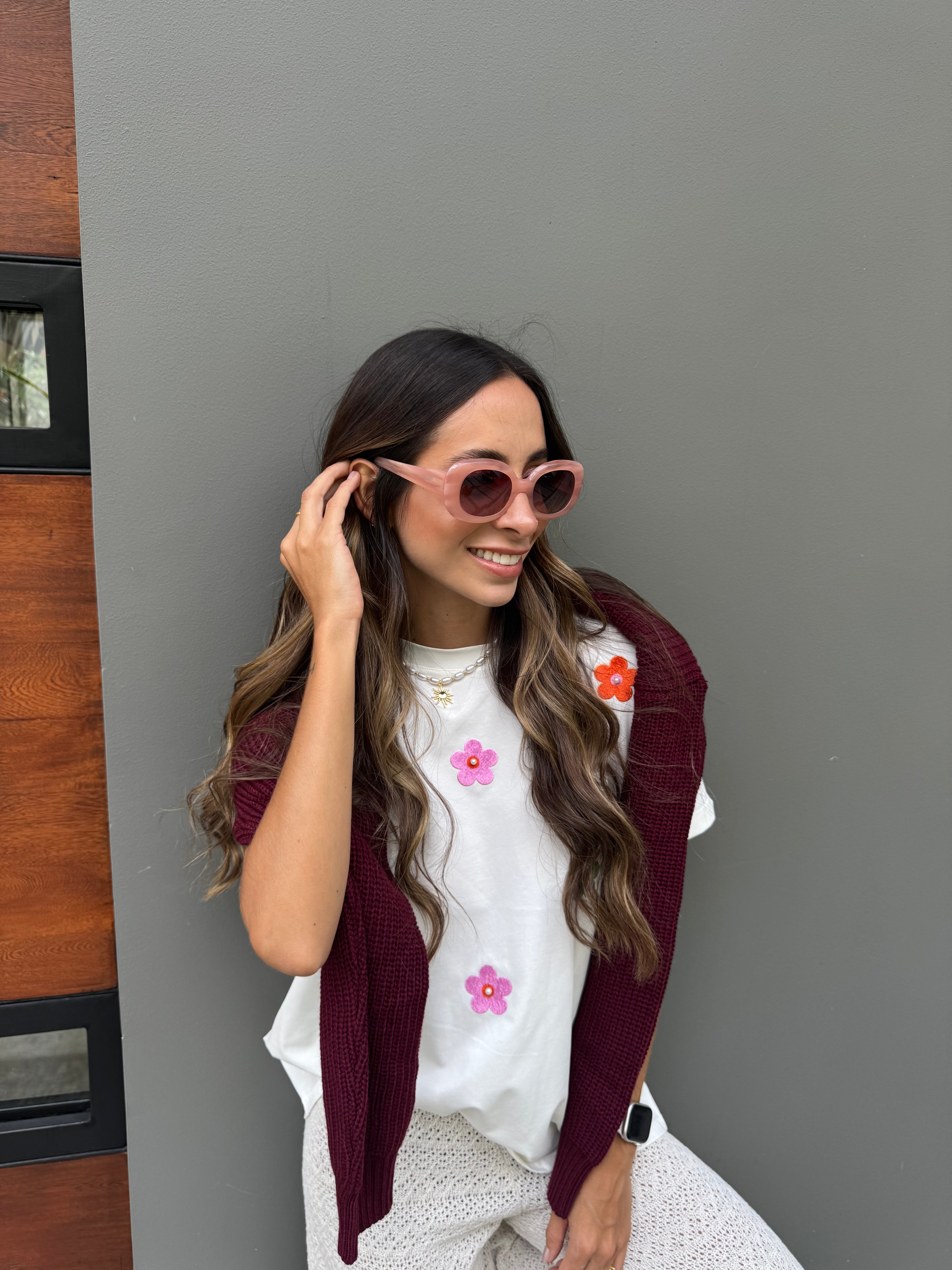 Camiseta Flores De Colores