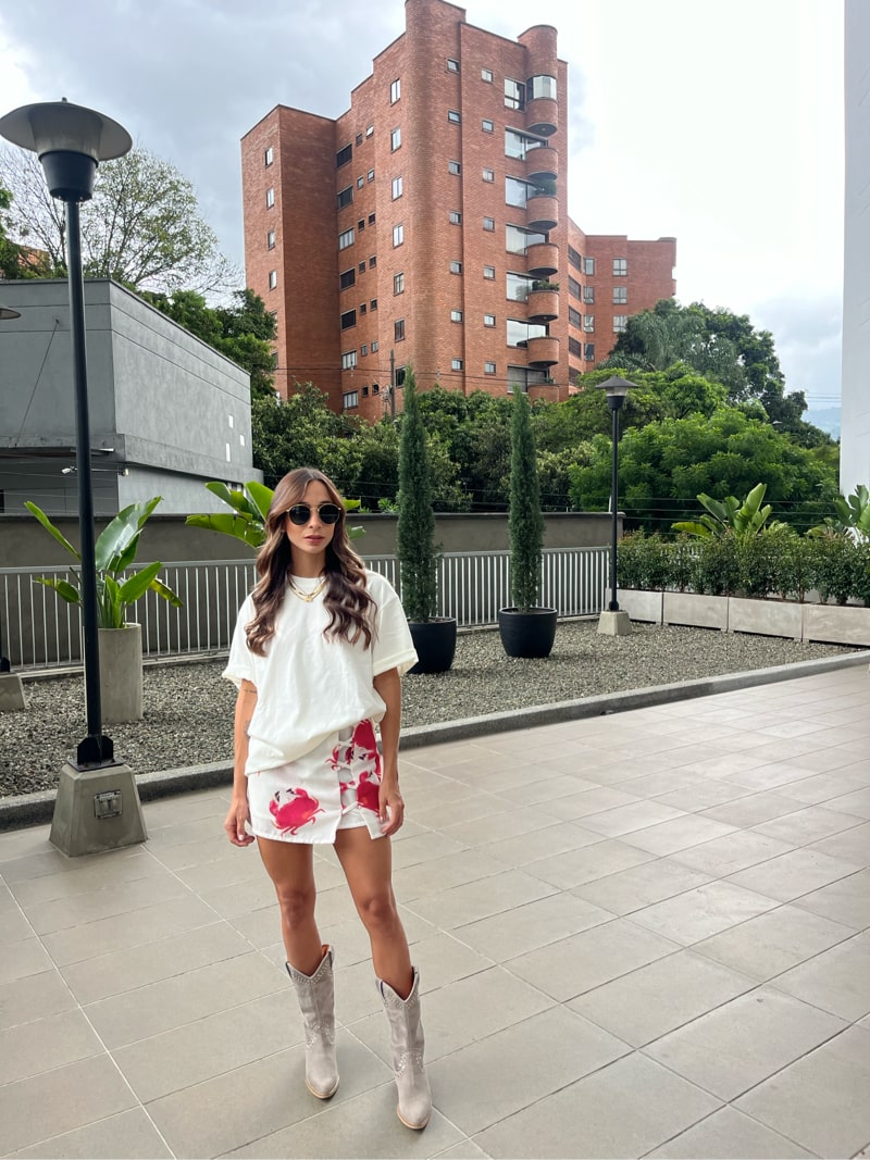 Falda cangrejos