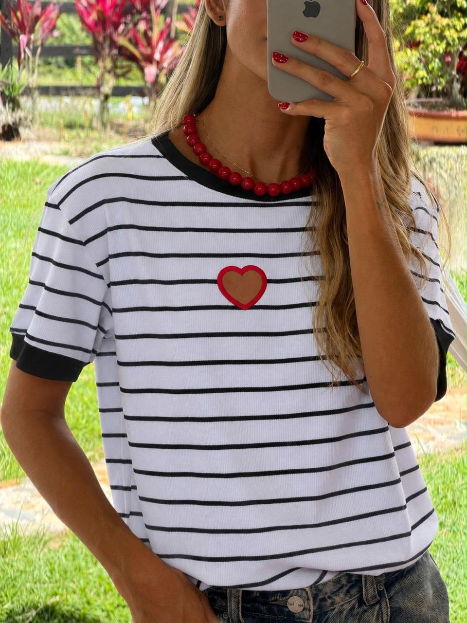 Camiseta Amor Mio Rayas