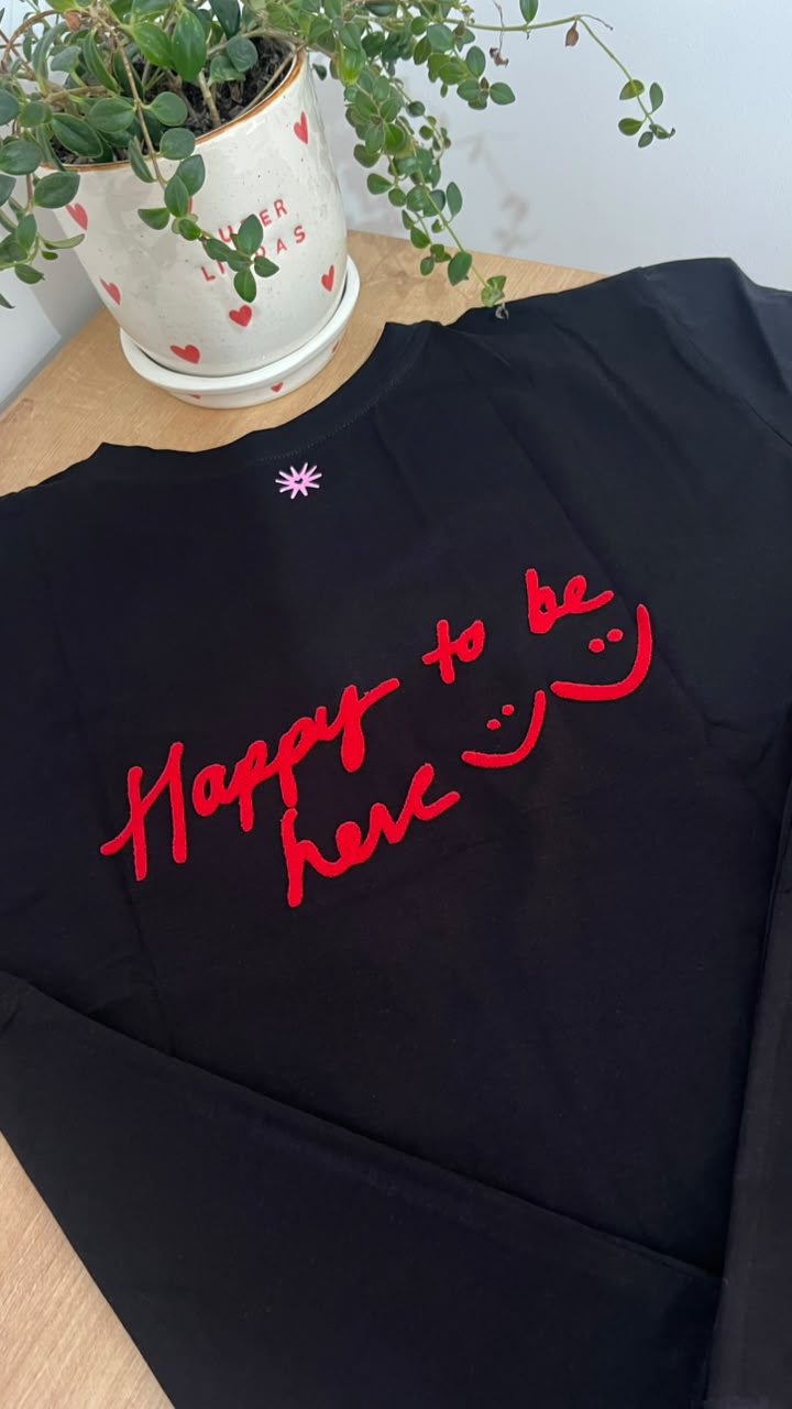 Camiseta feliz